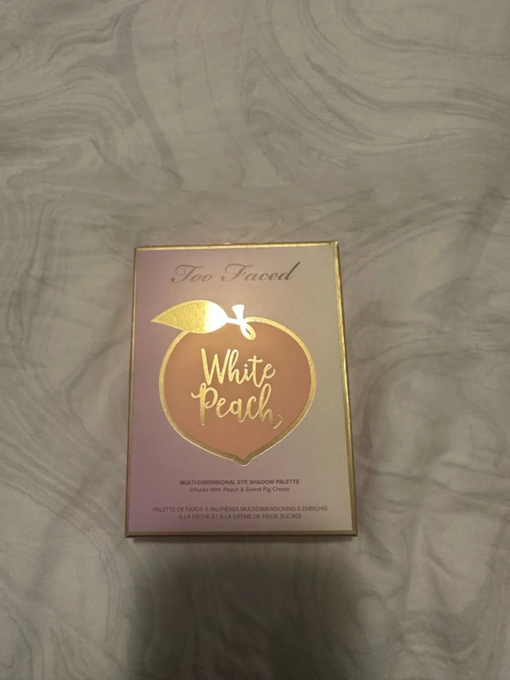 Too Faced White Peach Eyeshadow Palette - Peach, Gold, Pink - Picture 1 of 4
